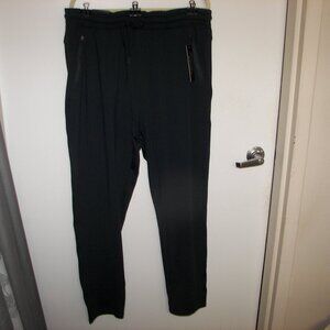 Parisdiary men's navy blue XL stretch pants LNWT drawstring closure